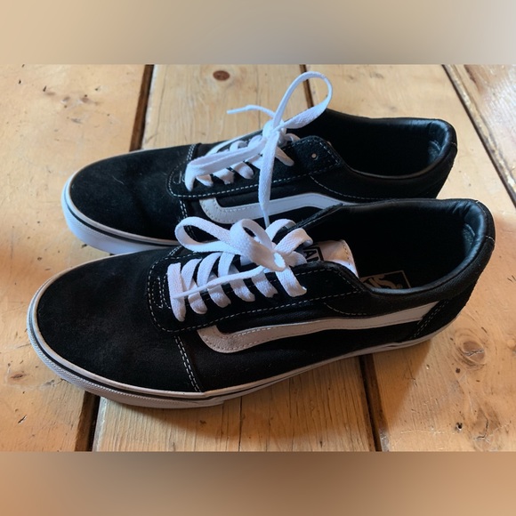 VANS OLD SKOOL SHOE Black/white size M 8.5 - Picture 1 of 8